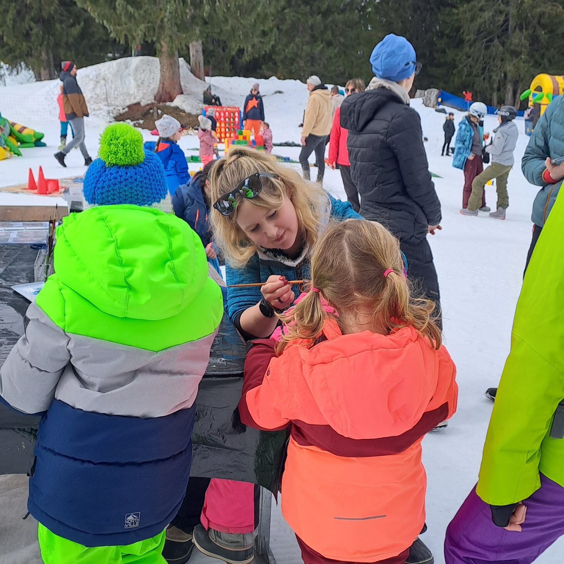 Kinderschminken am Fuchstivalino